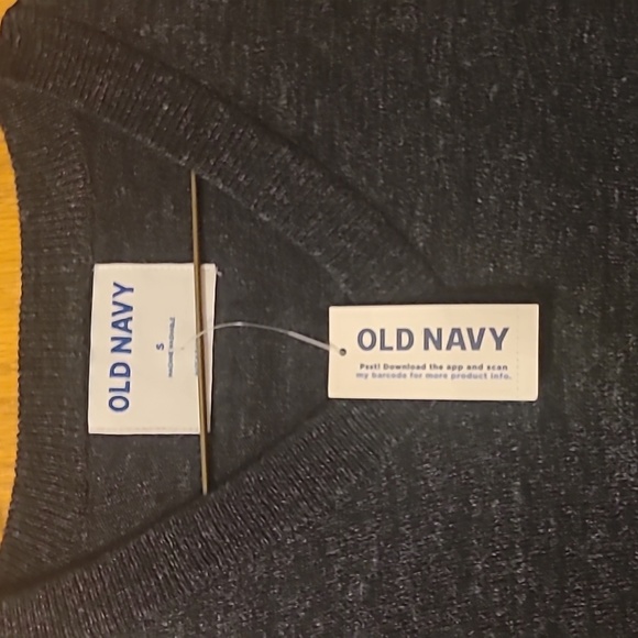 NWT Old NAVY Black Heathered Sweater Small - Picture 2 of 3
